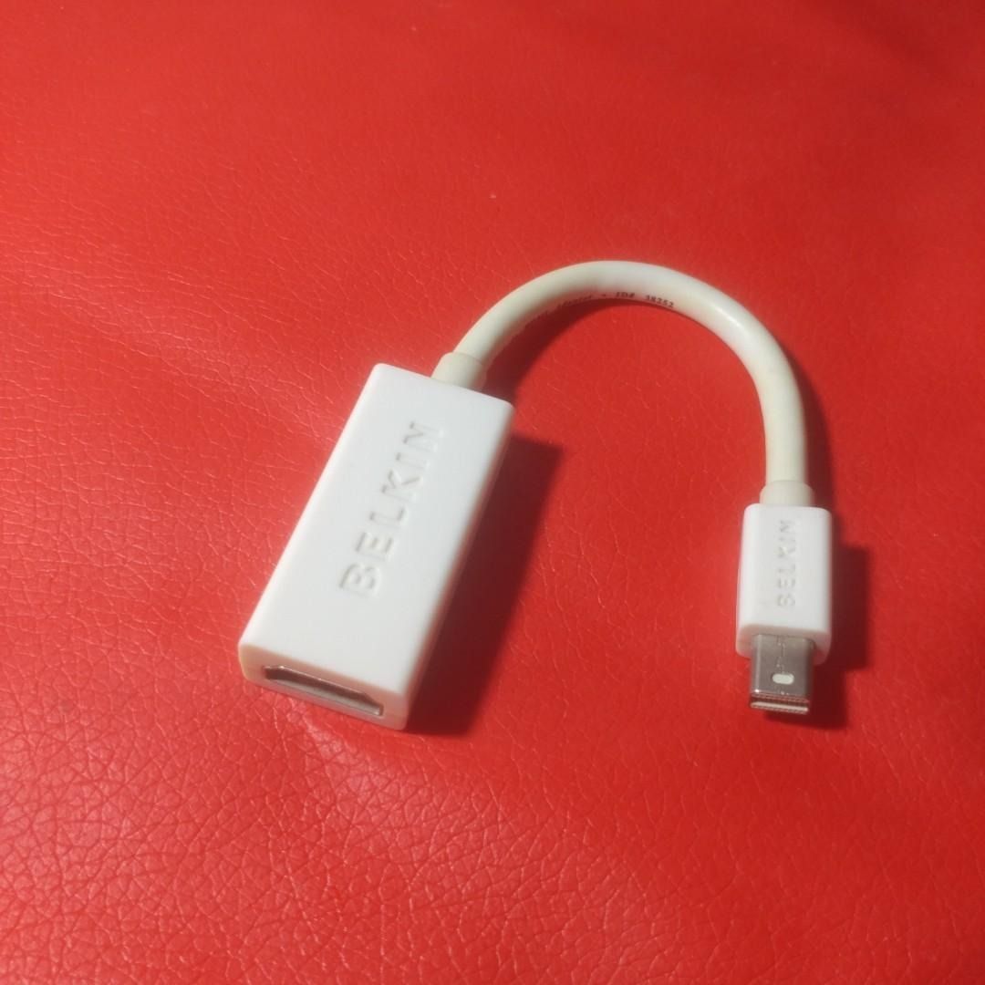BELKIN mini Display Port To 4K 1080p Full HD HDMI Adapter