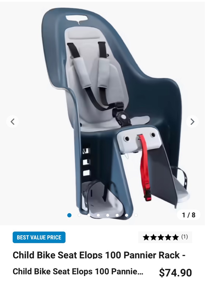 Bicycle Bike Child Kid Seats x 2, Sports Equipment, Bicycles & Parts