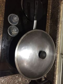 Big stainless wok