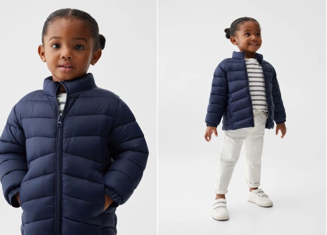 Quilted clearance down coat