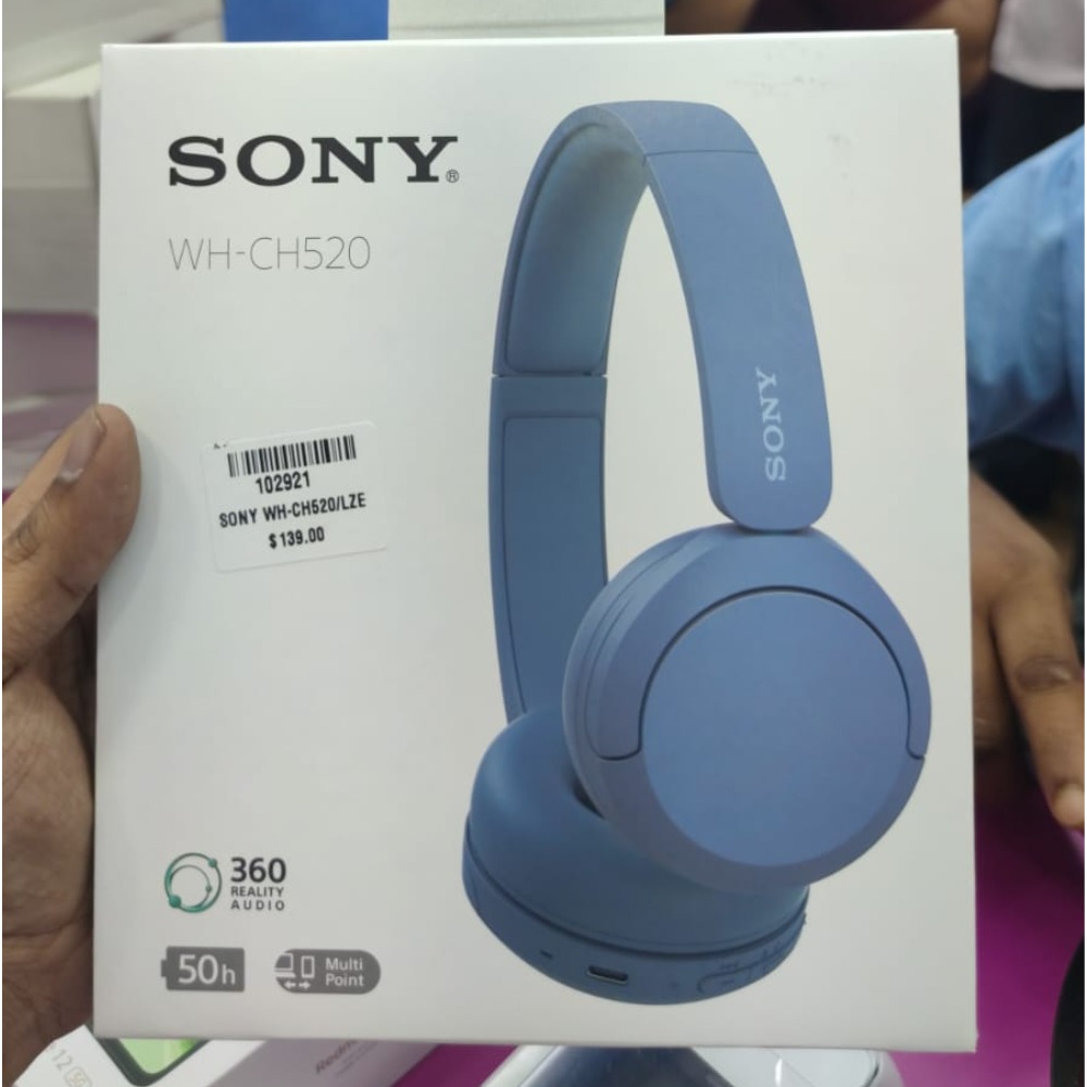 Brand New Sony WH-CH520 Bluetooth Wireless On Ear Headphones with