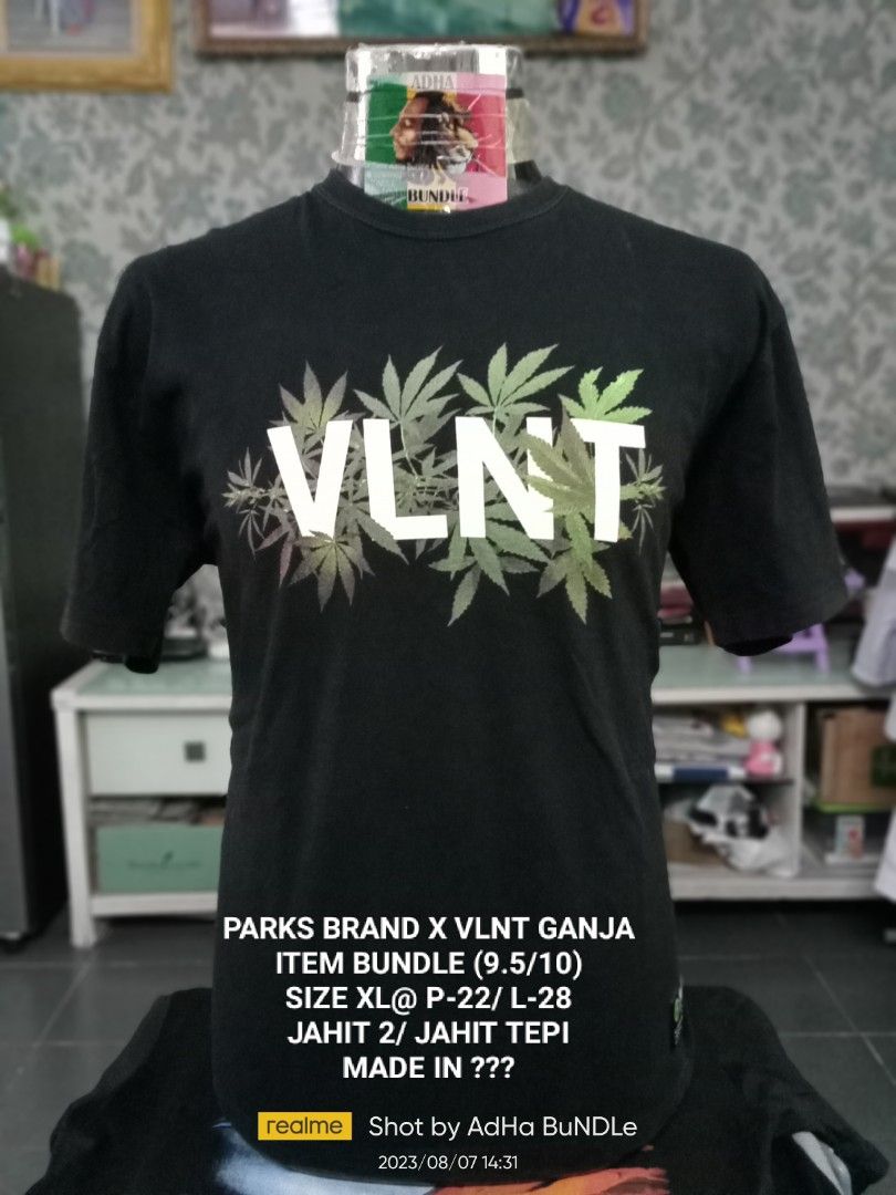 BRAND PARKS X GANJA VLNT Men s Fashion Tops Sets Tshirts