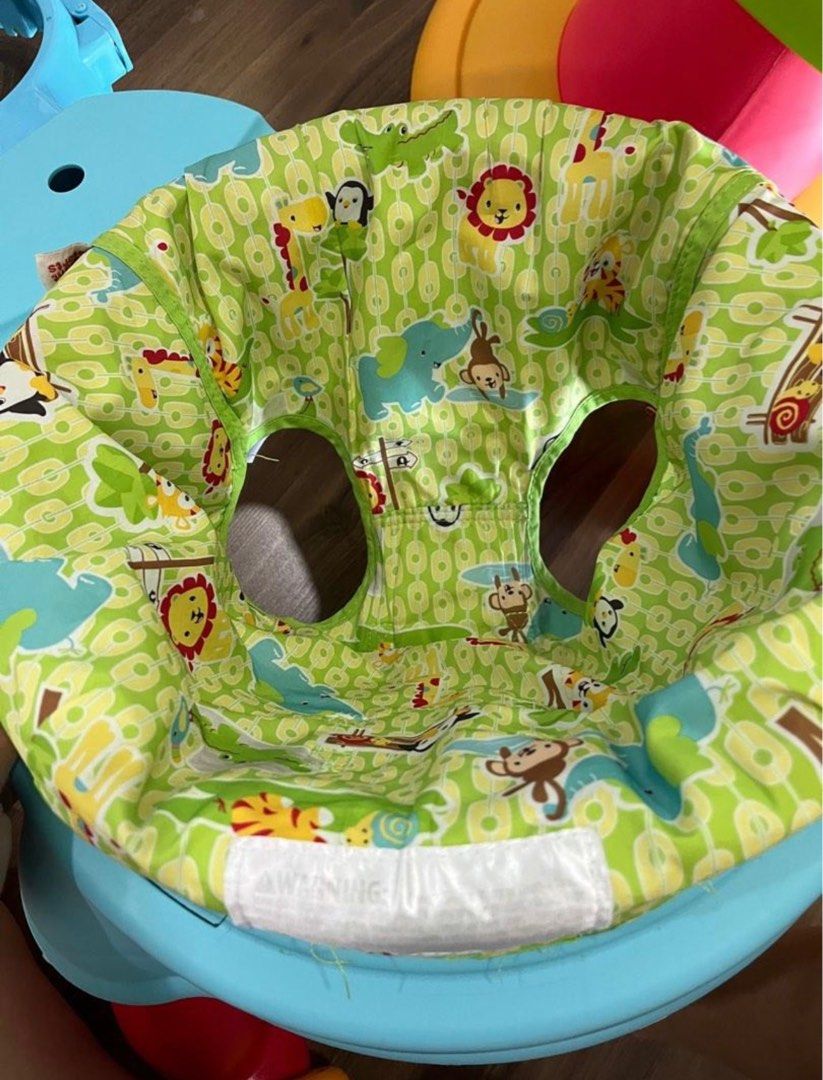 Bright Starts 3 in 1 Around We Go Activity Center Baby Walker Zippity Zoo