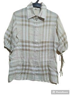 Burberry checkered blouse