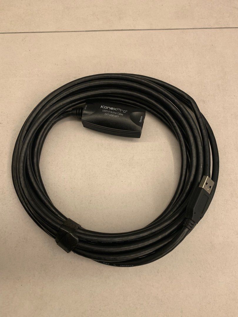 KanexPro USB 3.0 to Female Active Extension Tethering Cable for