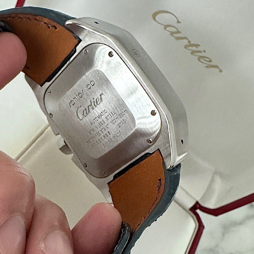 Cartier santos discount 100 automatic 2740