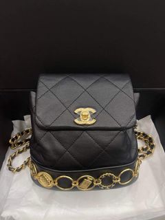 Affordable chanel backpack black For Sale, Luxury