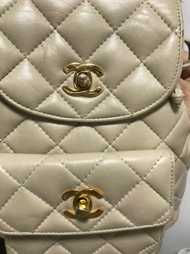 Chanel Bagpack (Category: Luxury Bags & Wallets) located in Las Pinas. Submitted by sircsarchives (Listing ID 1248363336, Image 2). Description: This one has some minor flaws since preloved // from JAPAN PURE LEATHER! // one of my favorites and super hard to let go :(( // .