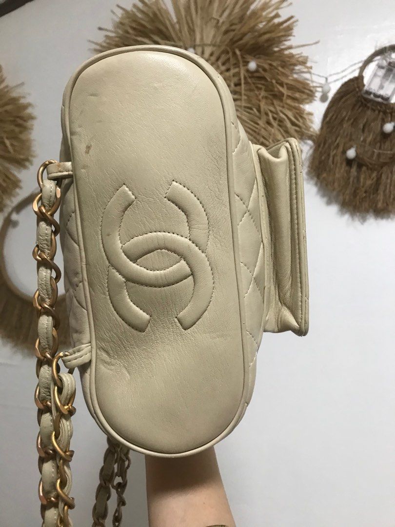 Chanel Bagpack (Category: Luxury Bags & Wallets) located in Las Pinas. Submitted by sircsarchives (Listing ID 1248363336, Image 3). Description: This one has some minor flaws since preloved // from JAPAN PURE LEATHER! // one of my favorites and super hard to let go :(( // .