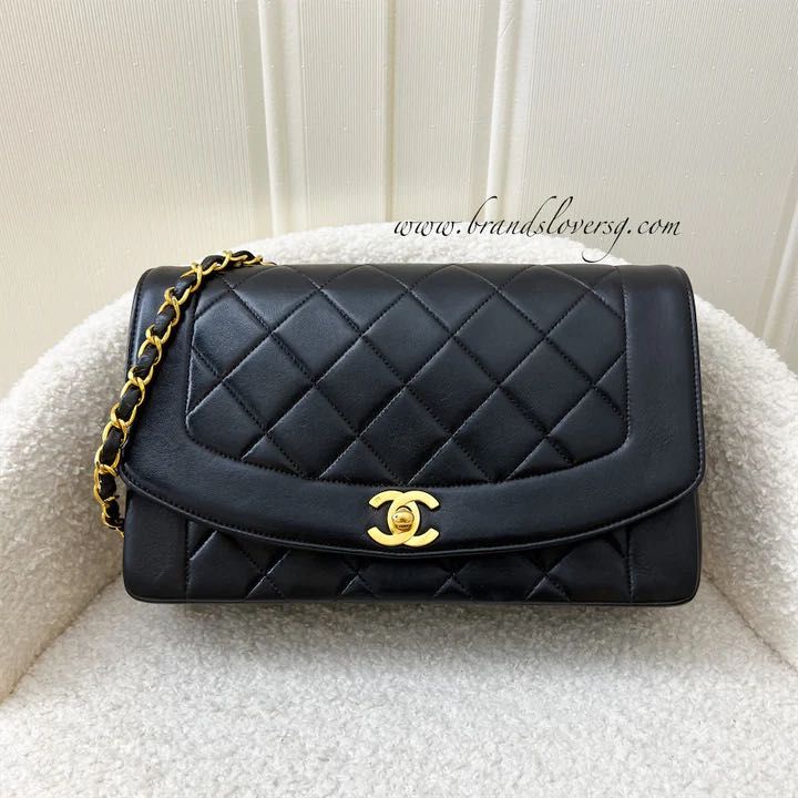 CHANEL Diana Lambskin Chain Shoulder Bag, Luxury, Bags & Wallets