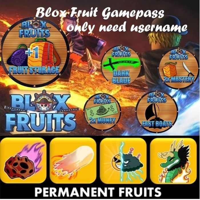 [Cheapest] Blox Fruit Gamepass/Fruit/Item