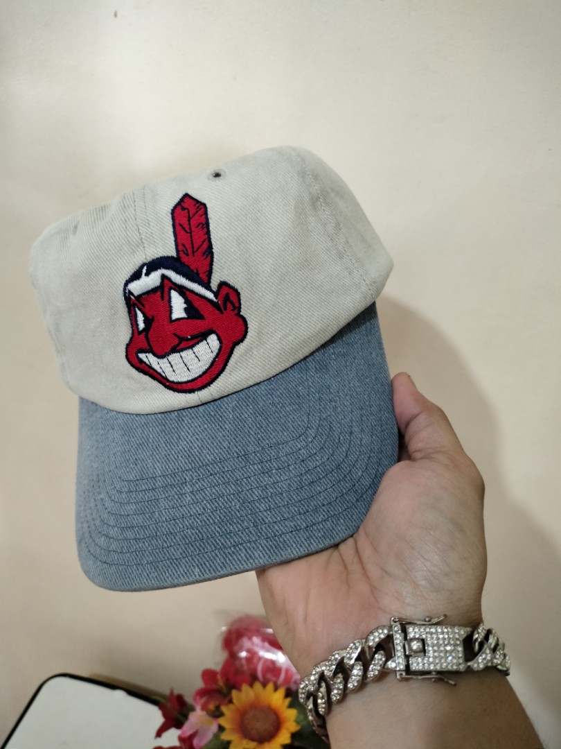 Cleveland Indians Vintage MLB Splash Hat by Twins Enterprise