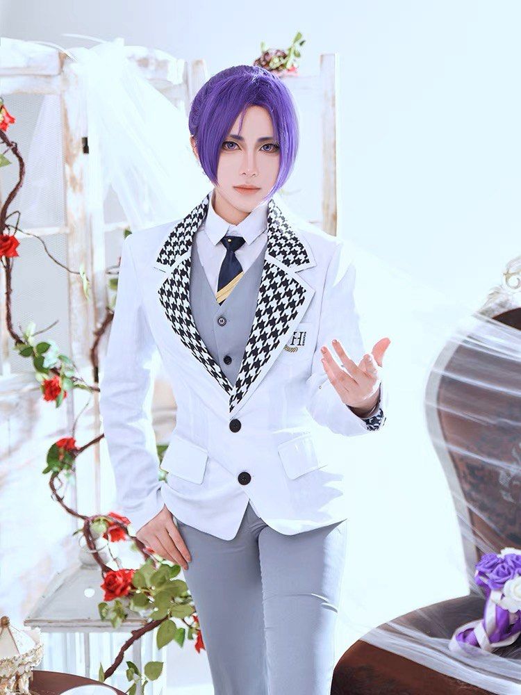 藍色監獄御影玲王cos服裝白寶高中校服DK制服cos, 興趣及遊戲, 玩具