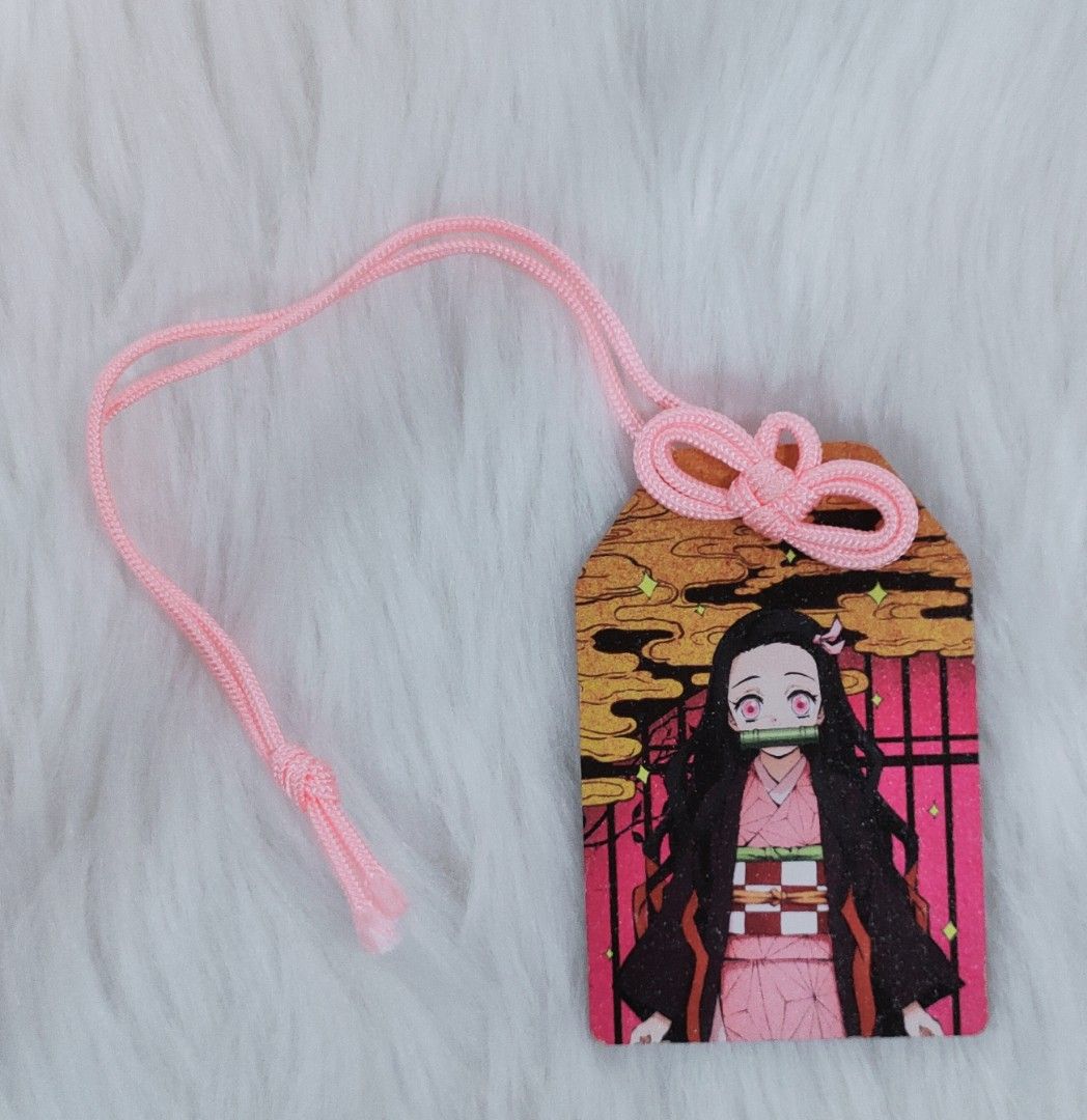 Demon Slayer - Nezuko Wooden Collectible Charm on Carousell