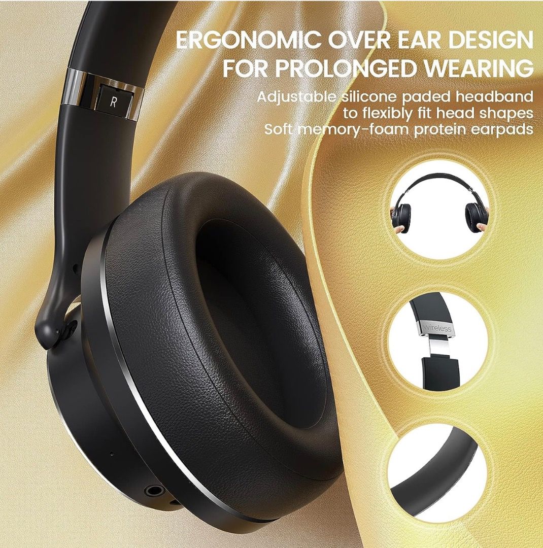 Doqaus bluetooth headphones over ear review best sale