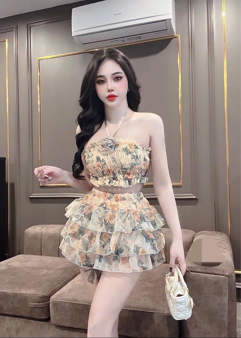 Floral terno dress best sale