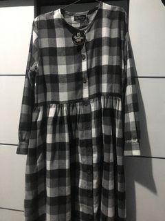 Dress gamis flanel tebal by khumaira syari