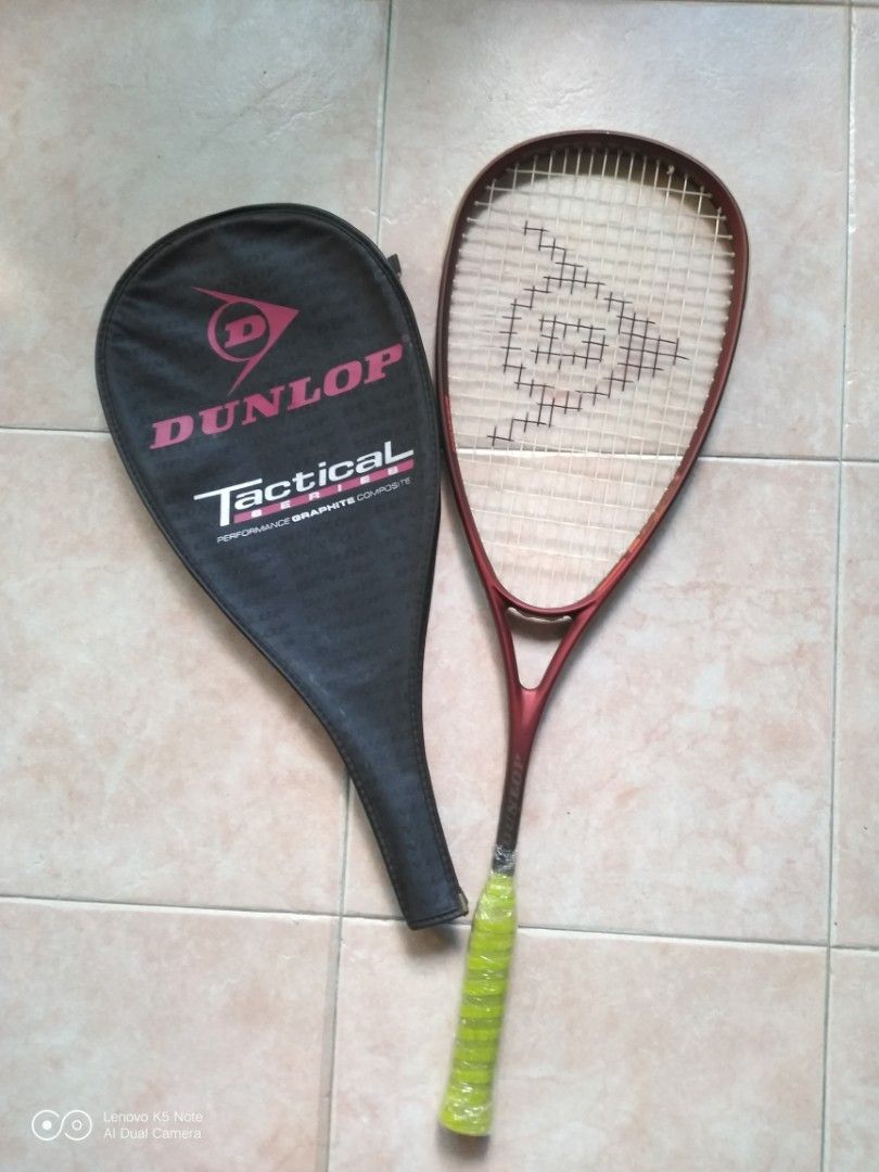 Dunlop Tactical Target Graphite Composite Oversize 180G Squash Racket