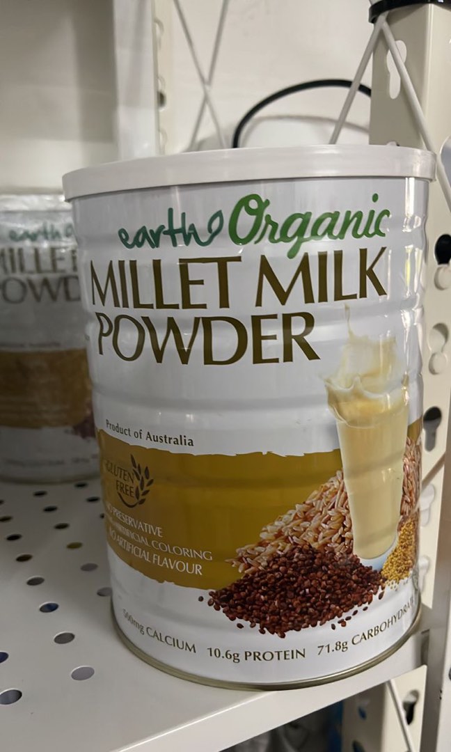 Earth Organic Millet Milk Powder 900g, Health & Nutrition, Health