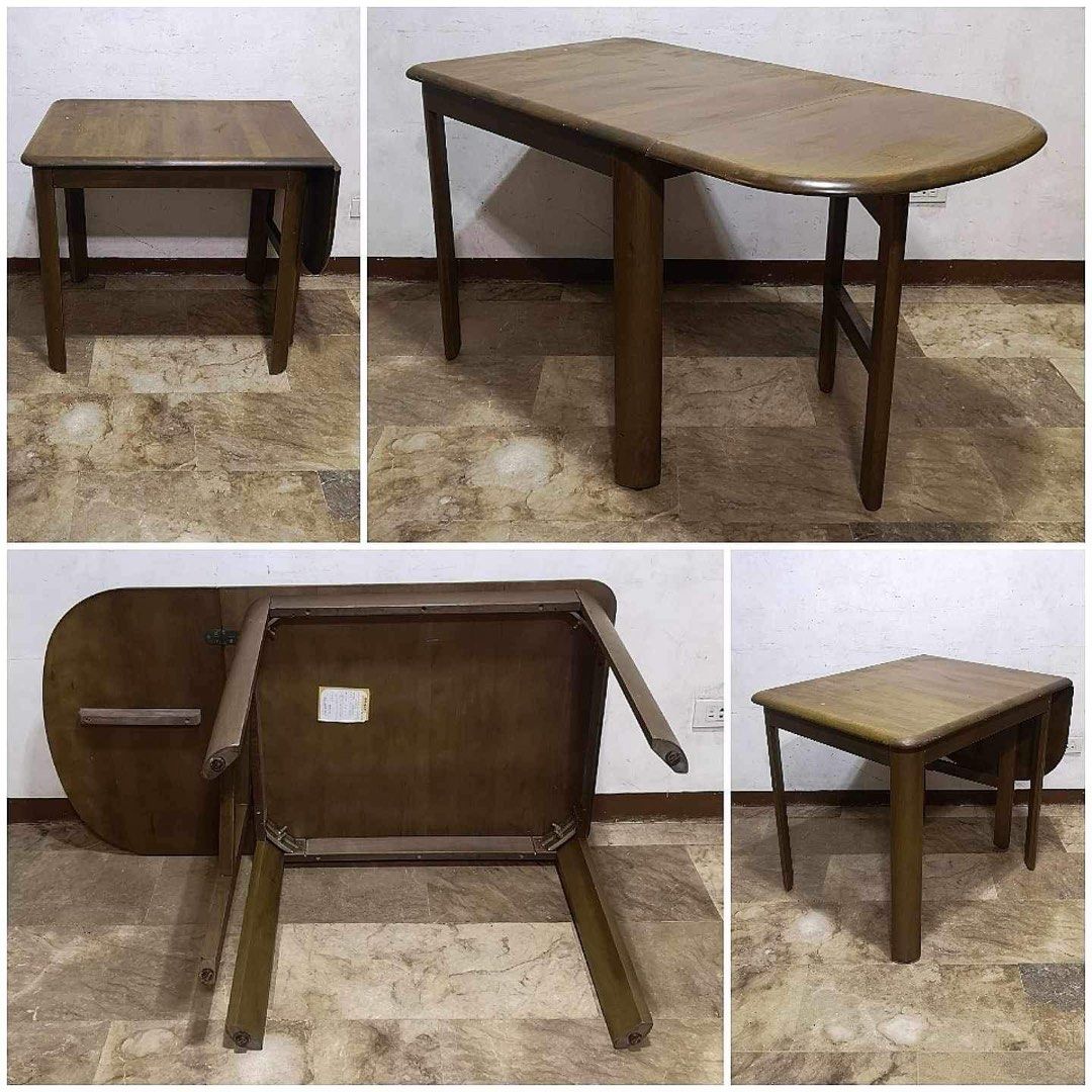 Extendable beech wood dining table (Category: Tables & Sets) located in Manila. Submitted by Hezcki (Listing ID 1248420173, Image 3). Description: .