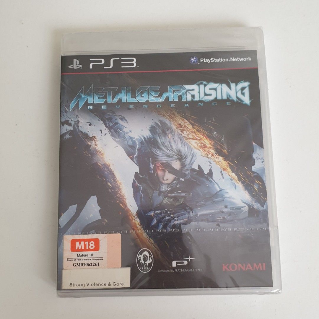 Factory Sealed PS3 Metal Gear Rising Revengeance Playstation 3 Region 2  Video Console Game, Video Gaming, Video Games, PlayStation on Carousell