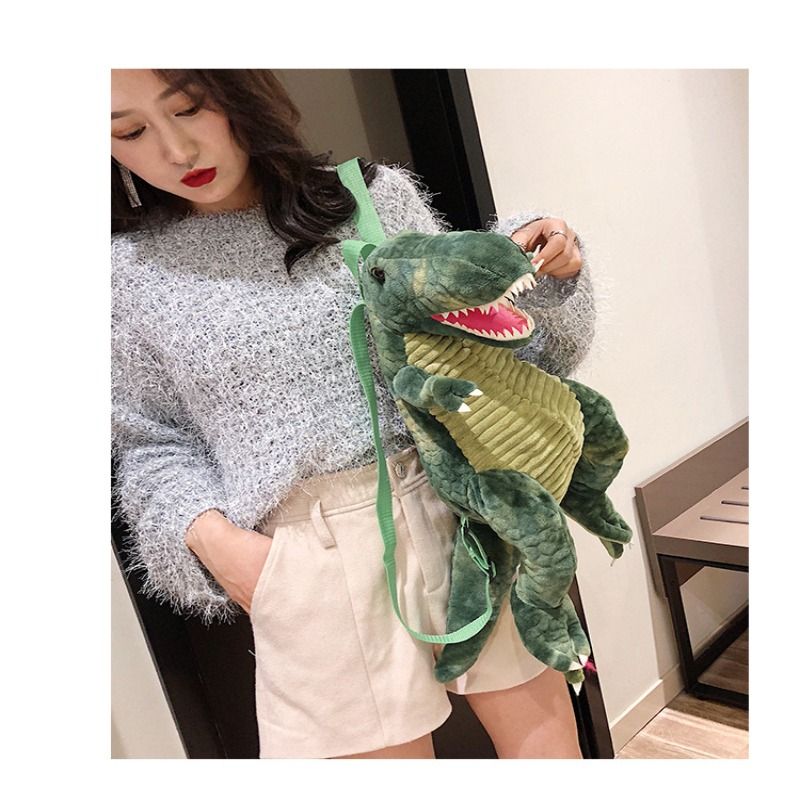 New Fashion Creative 3D Dinosaur Backpack Cute Animal Cartoon