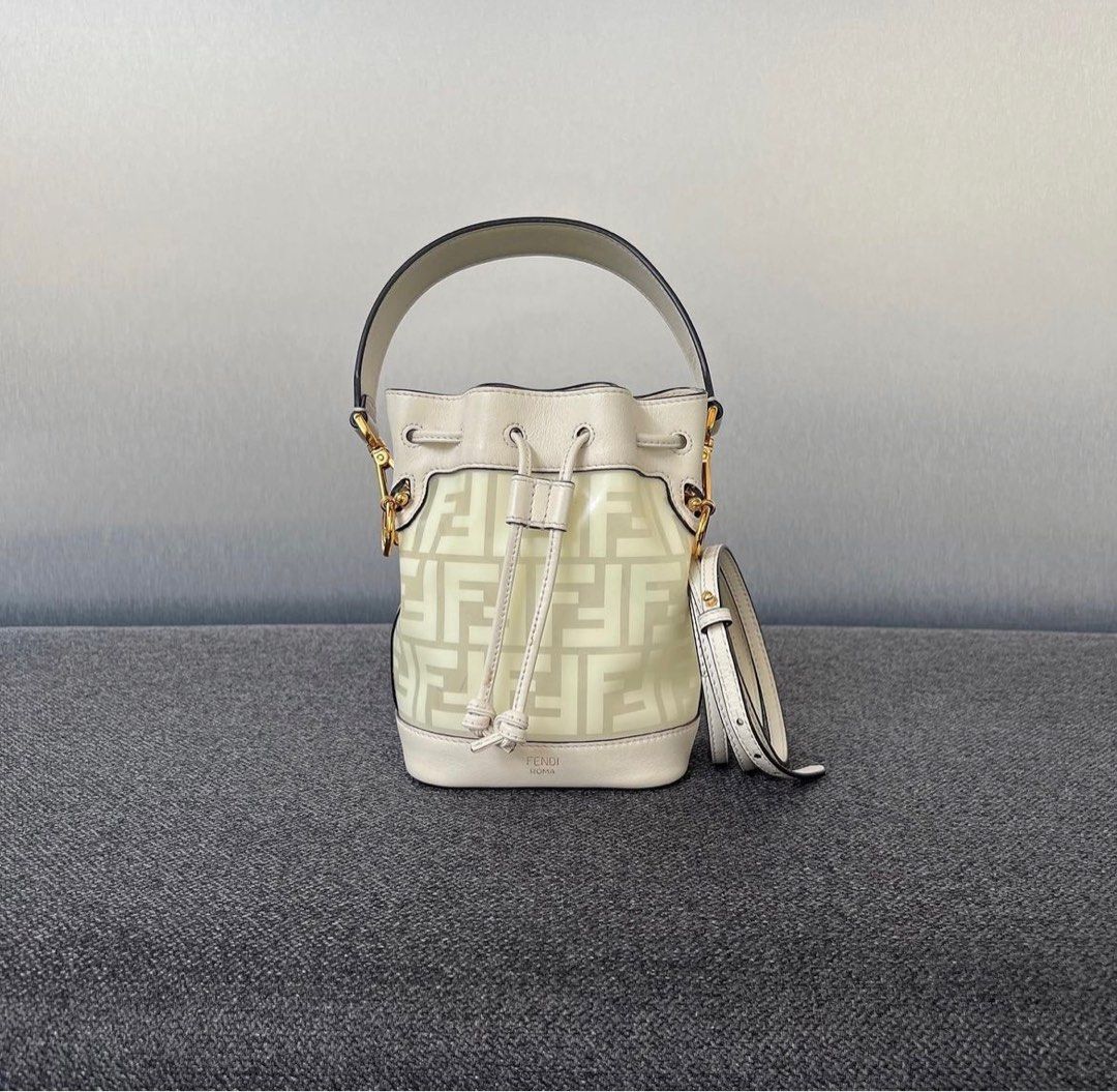 Clear fendi discount bucket bag