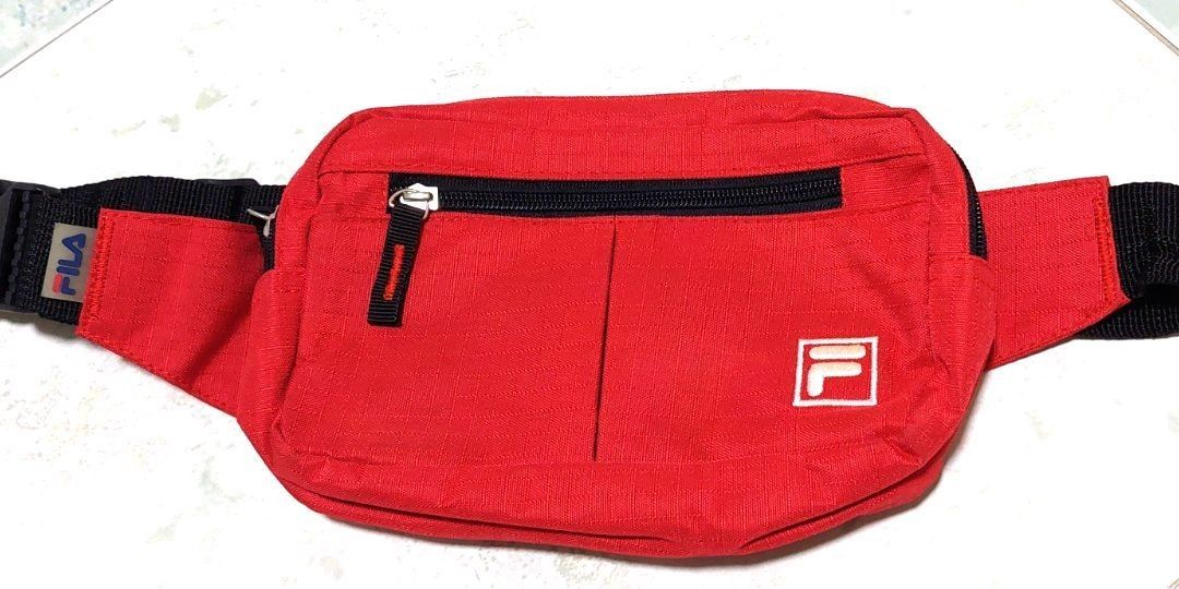 Red fila fanny pack hotsell