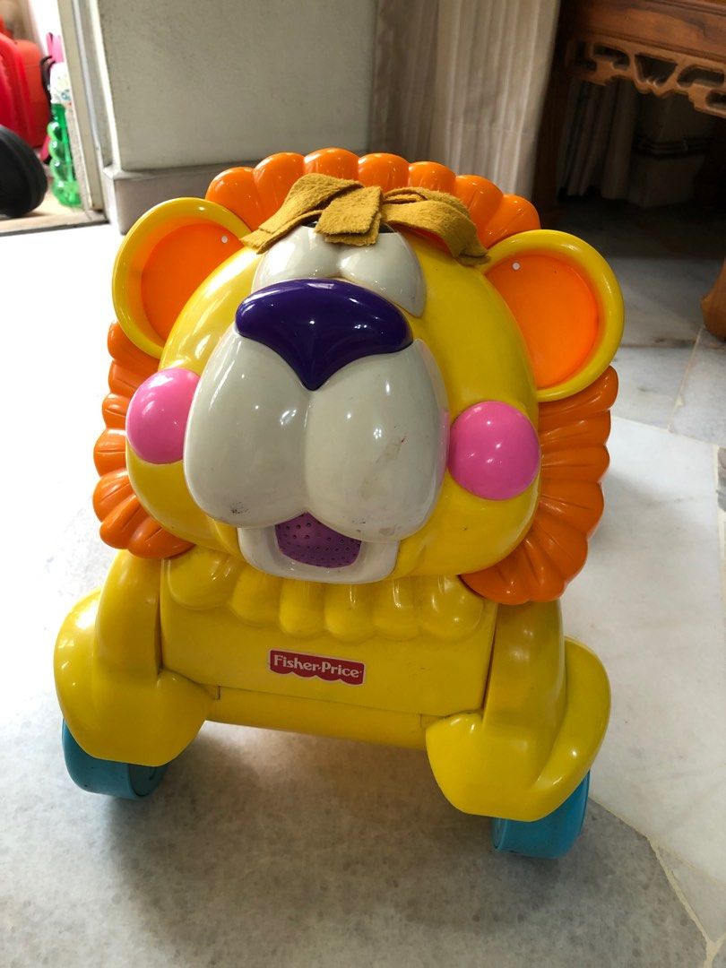 Fisher price lion stride to on sale ride