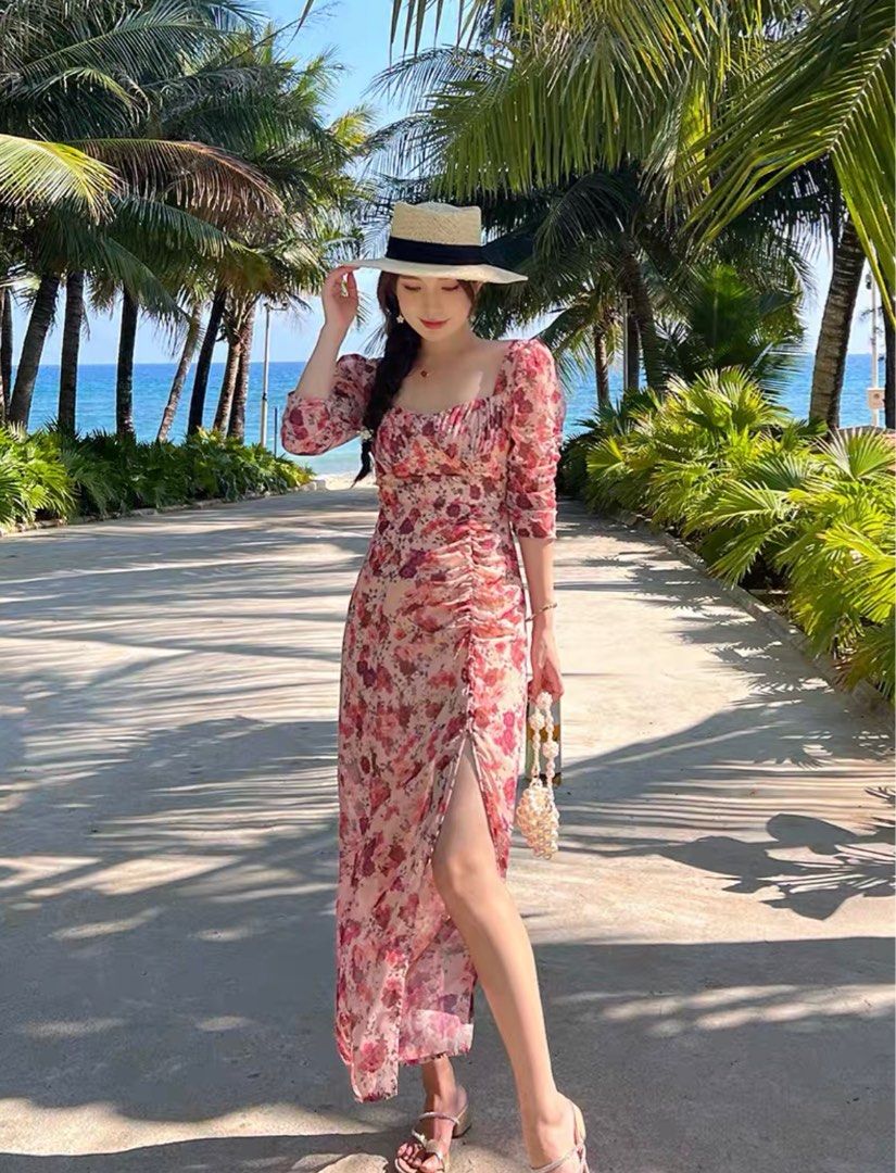 Maxi dresses on the high clearance street