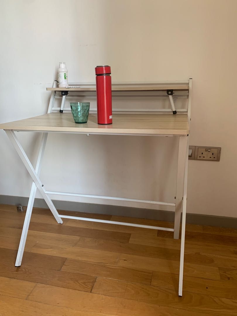 Foldable Study/Office Table, Furniture & Home Living, Furniture, Tables ...