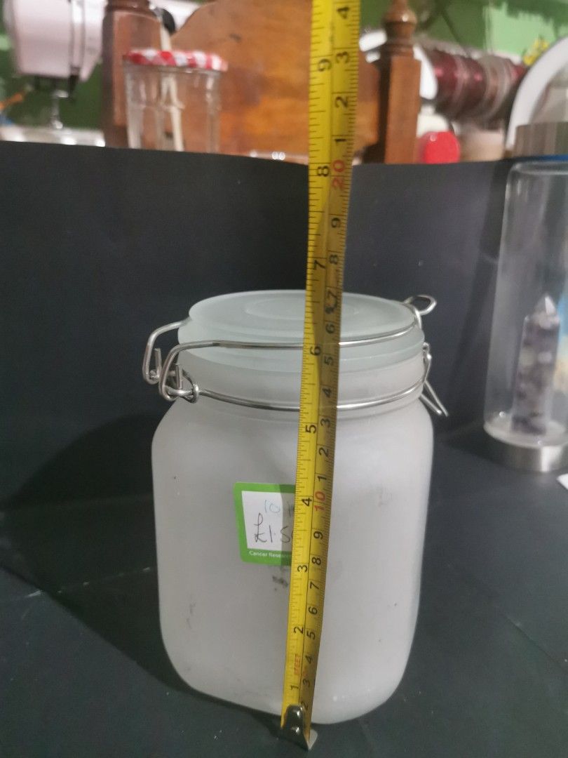 Frosted cookie jar on Carousell