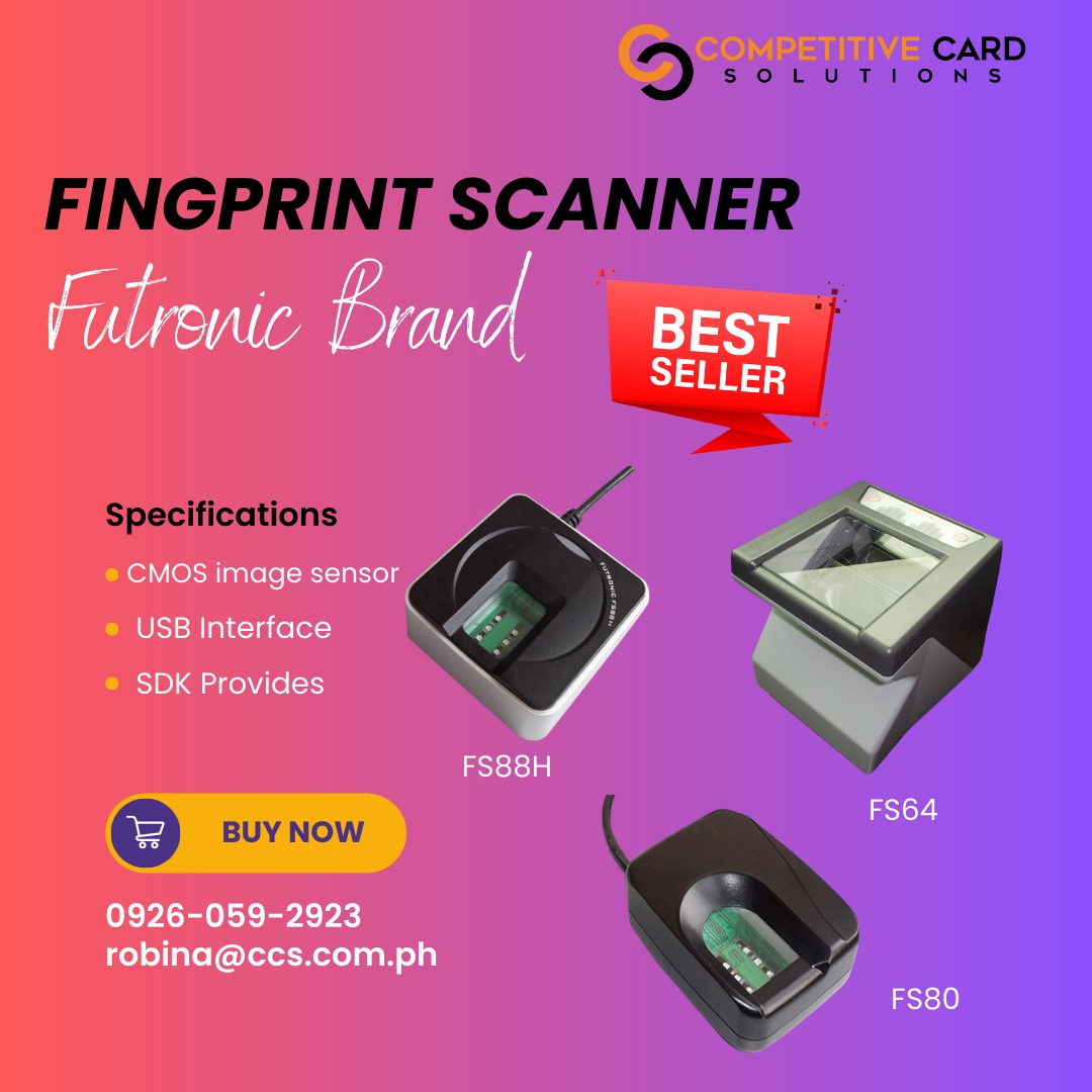 FUTRONIC BRAND FINGERPRINT SCANNER, Computers & Tech, Printers