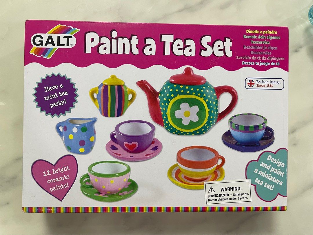 Galt Paint a Tea set, Hobbies & Toys, Stationery & Craft, Art