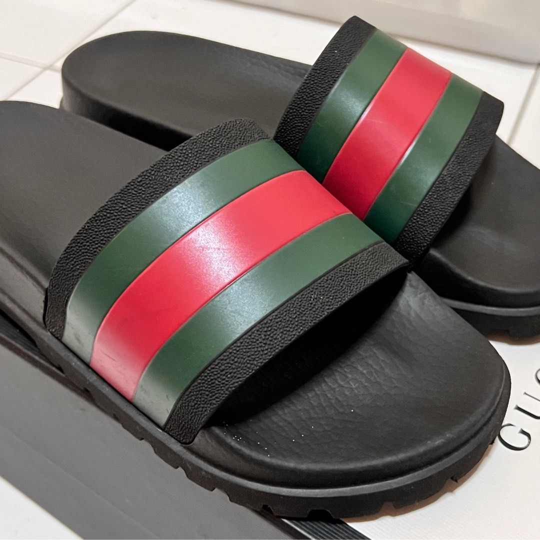 Gucci Pursuit Trek Slides Size 6 Luxury Sneakers Footwear on