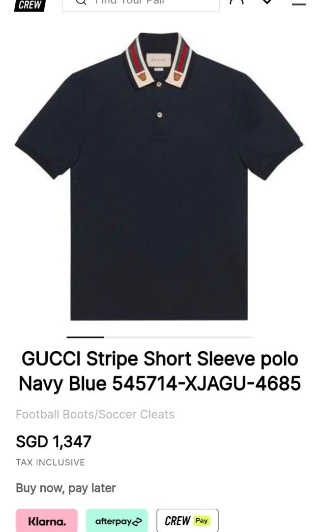Gucci online polo navy