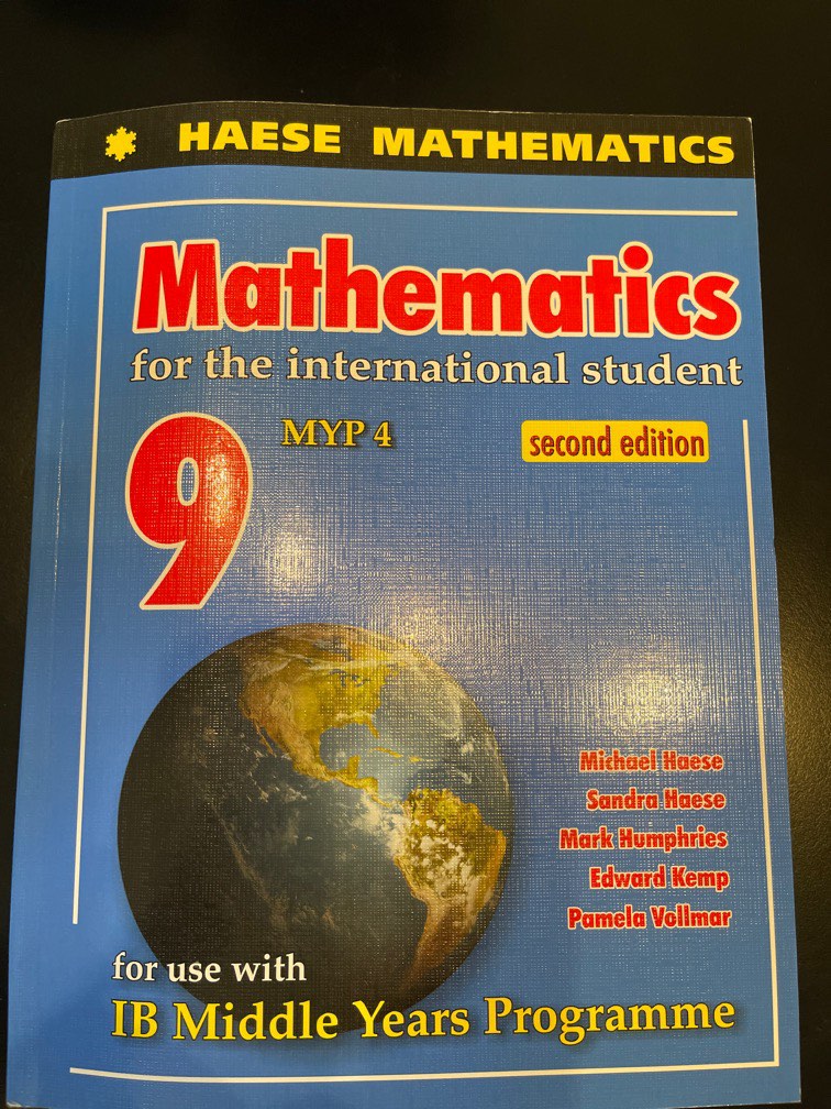 Haese Mathematics 9 Myp 4 Second Edition 興趣及遊戲 書本 And 文具 教科書