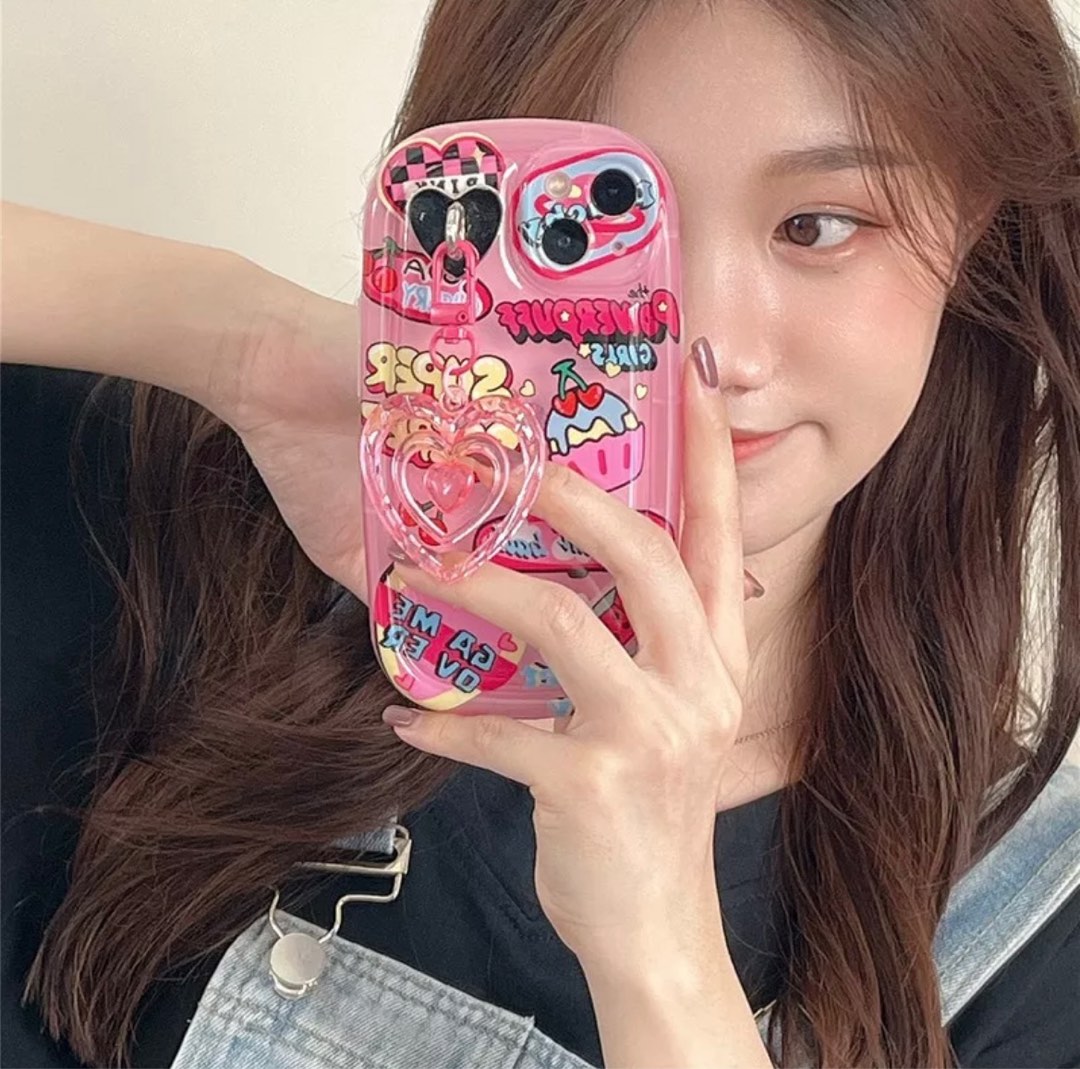 heart powerpuff case, Mobile Phones & Gadgets, Mobile & Gadget Accessories, Cases & Sleeves on