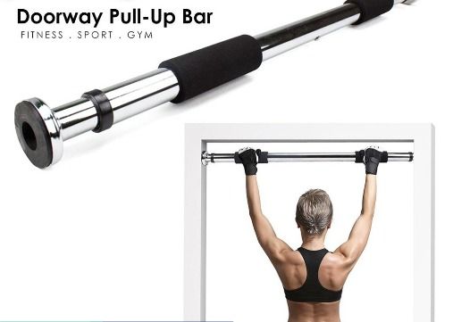 Heavy Weight Pull Up Bar Workout Home Indoor Gym Chin Up Steel