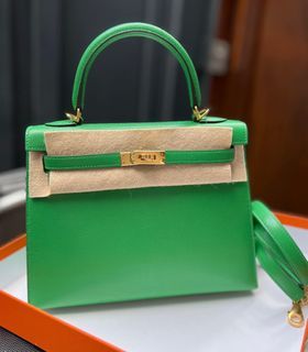 Hermes, Bags, Hermes Birkin Handbag Vert Cypress Chevre Mysore With Gold  Hardware 3 Green