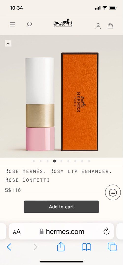 Hermes Lip Enhancer Rose Confetti