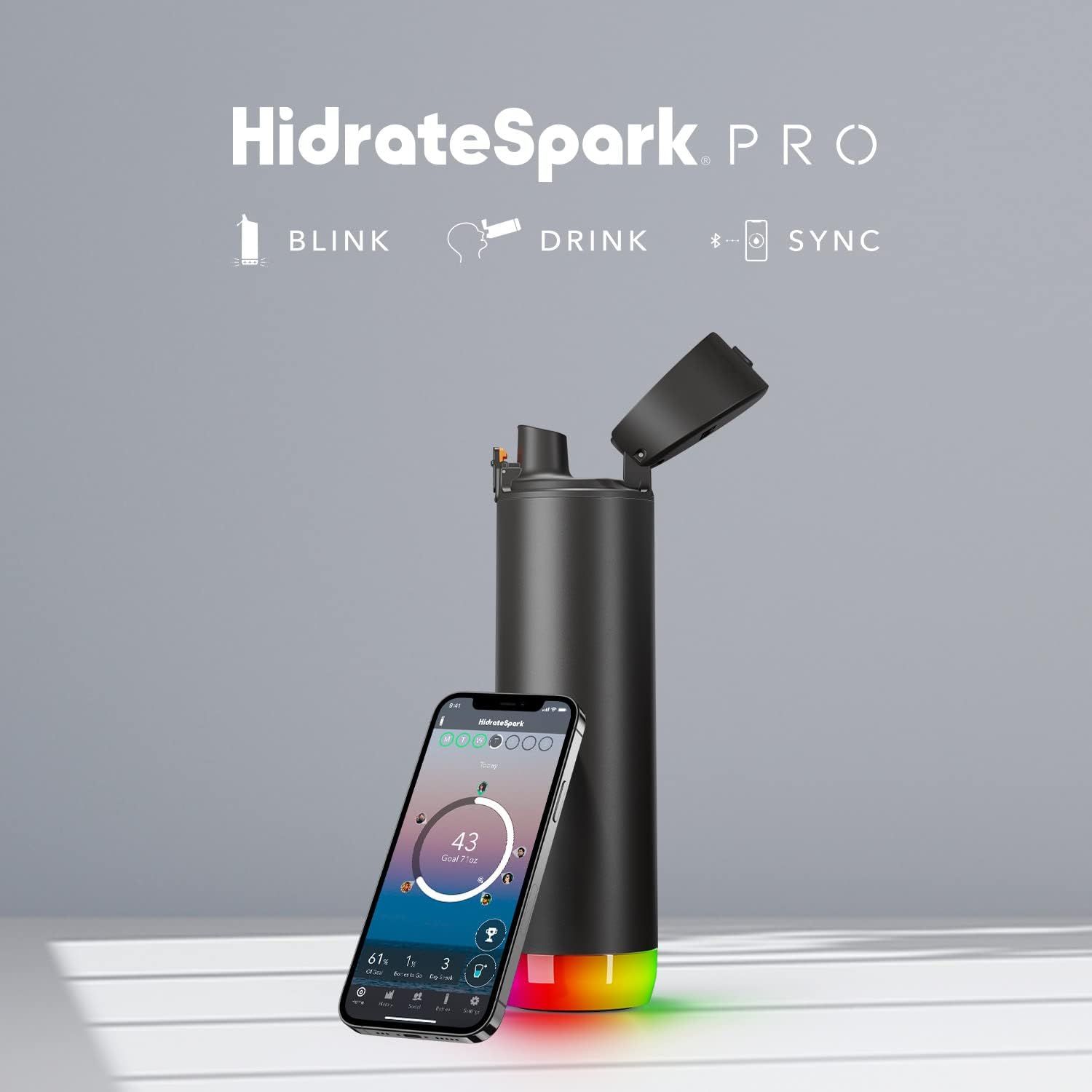 Hidrate Spark Smart Water Bottle Review 2023: $29  Deal