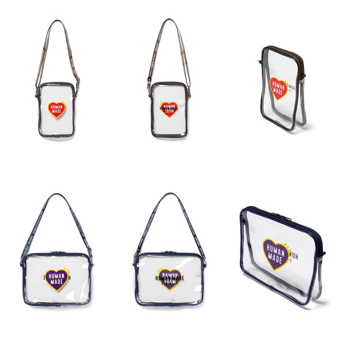 HUMAN MADE PVC POUCH MEDIUM White（Human Made Pvc Pouch