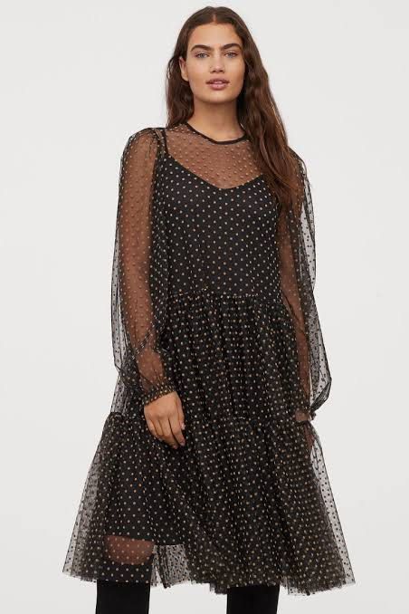 H&m sheer dress sales