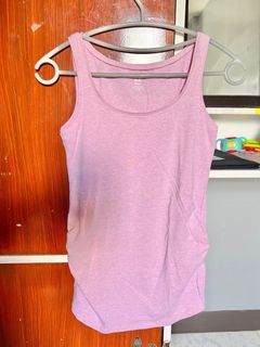 H&M maternity sleeveless top pink