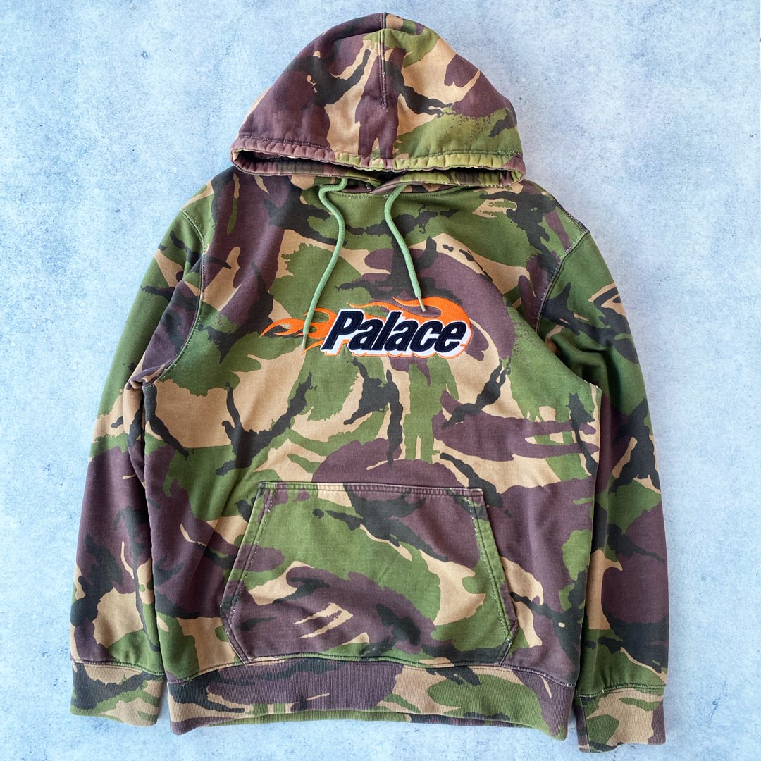 Palace camo hotsell hoodie