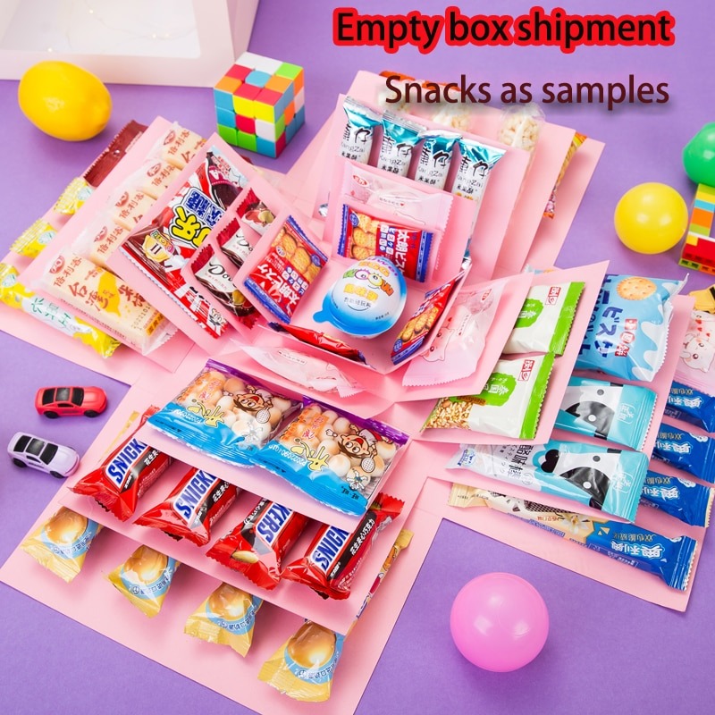 Holiday Gift Box 5-Layer Explosive Gift Box DIY Surprise Love Explosion ...
