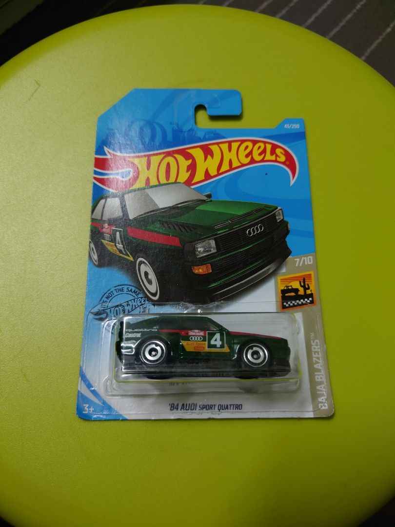 Hot wheels 84 audi sport shop quattro green