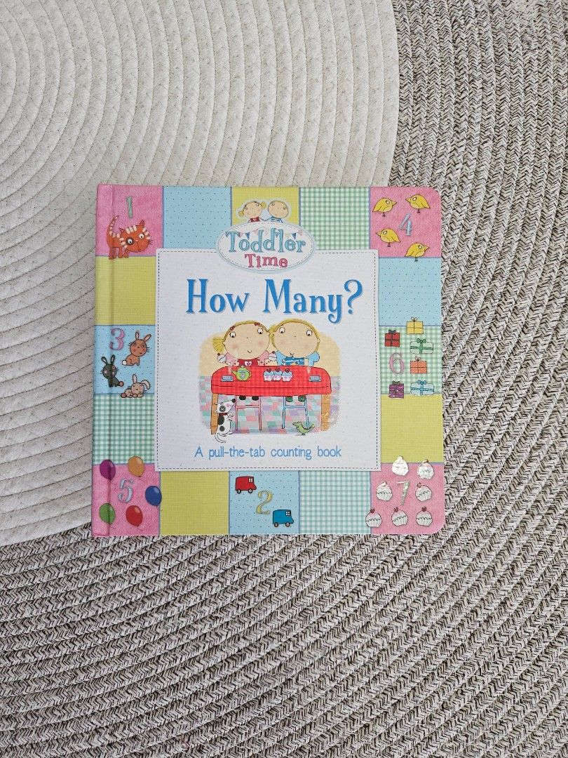 How Many? A Pull the Tab Counting Book for Children (Boardbook ...