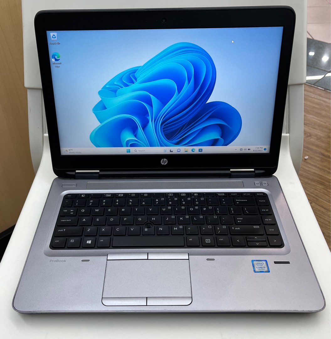 Hp Laptop I5 7th 8gb Ram Upgradable Upto 16gb Ram256gb Ssd 14 Inch Screenwindows 11 Pro Ms 2295